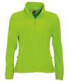 54500 Ladies North SOL'S Ladies North Fleece Jacket Lime Green colour image